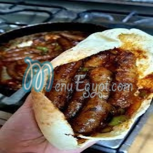  سندويتش سجق مشوي