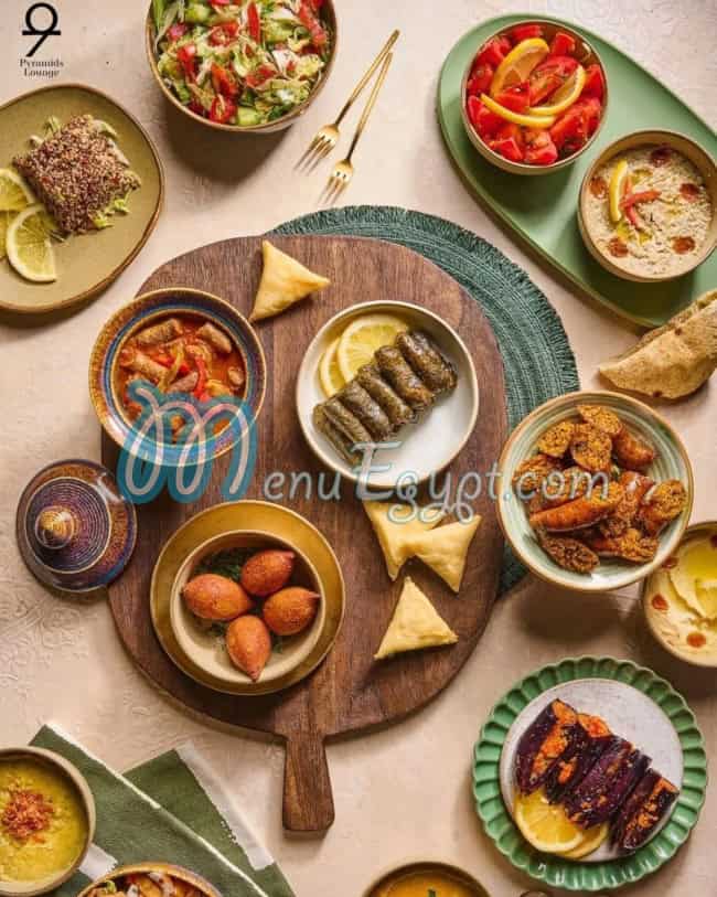 9 بيراميدز لاونج مصر منيو بالعربى