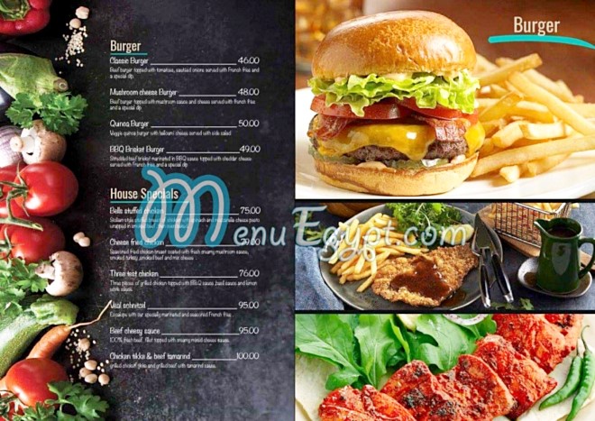 Bells online menu