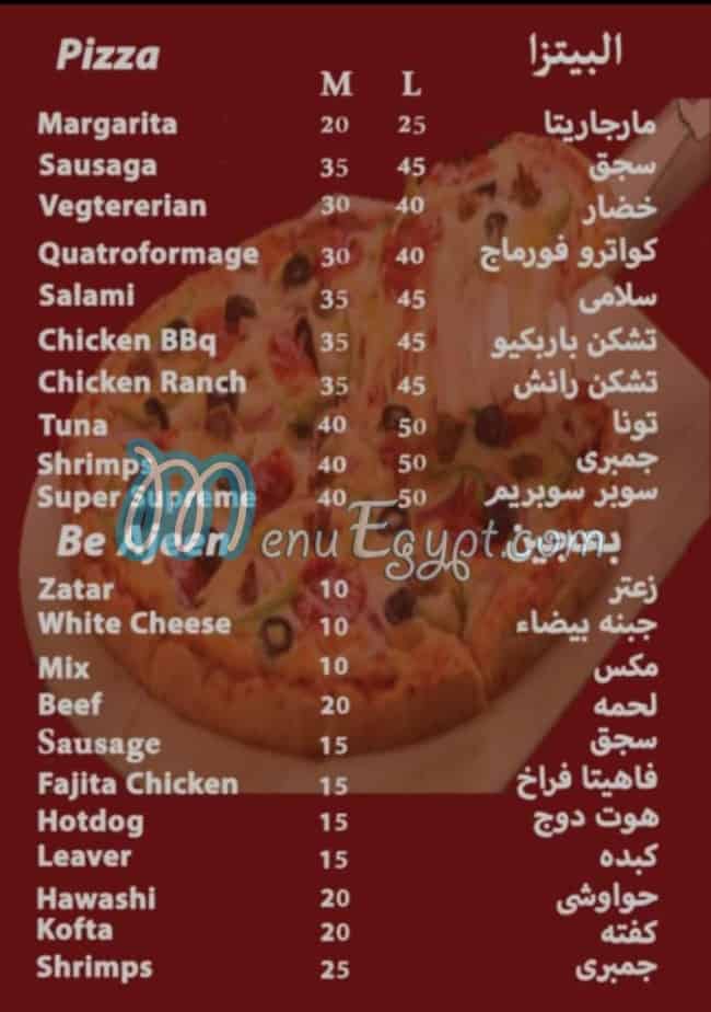 Crumbs menu