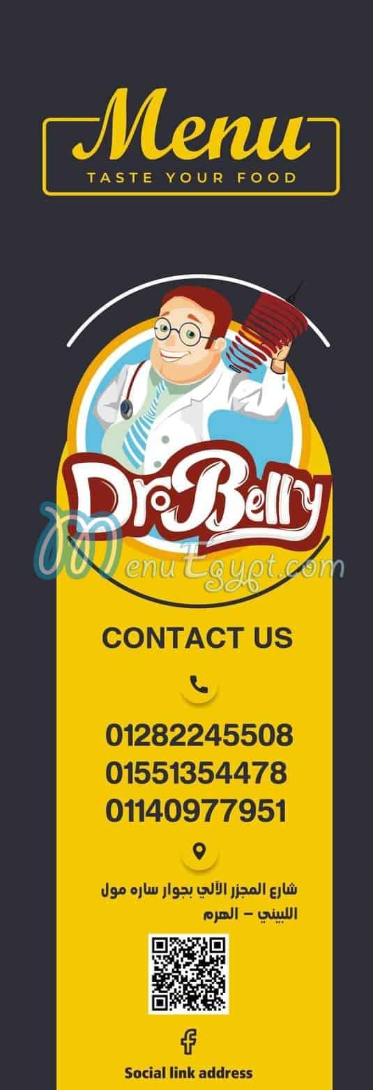 Dr Belly menu Egypt 2