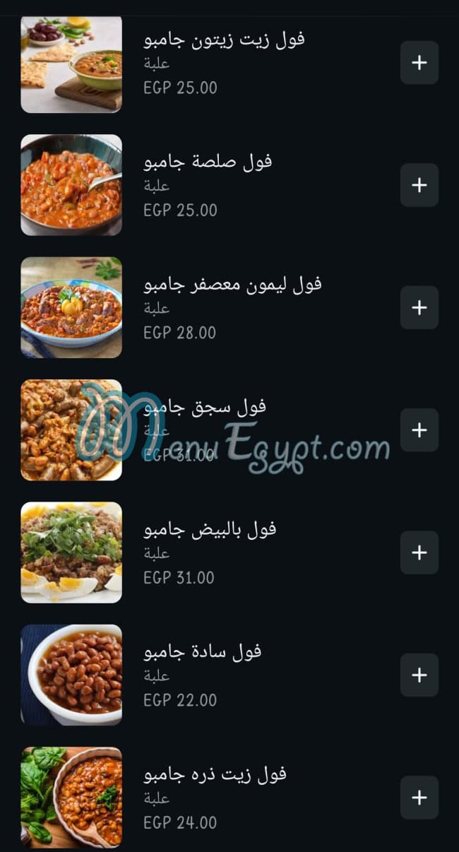 Elwahy menu Egypt 4