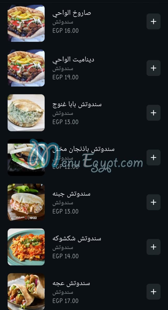 Elwahy menu Egypt 10
