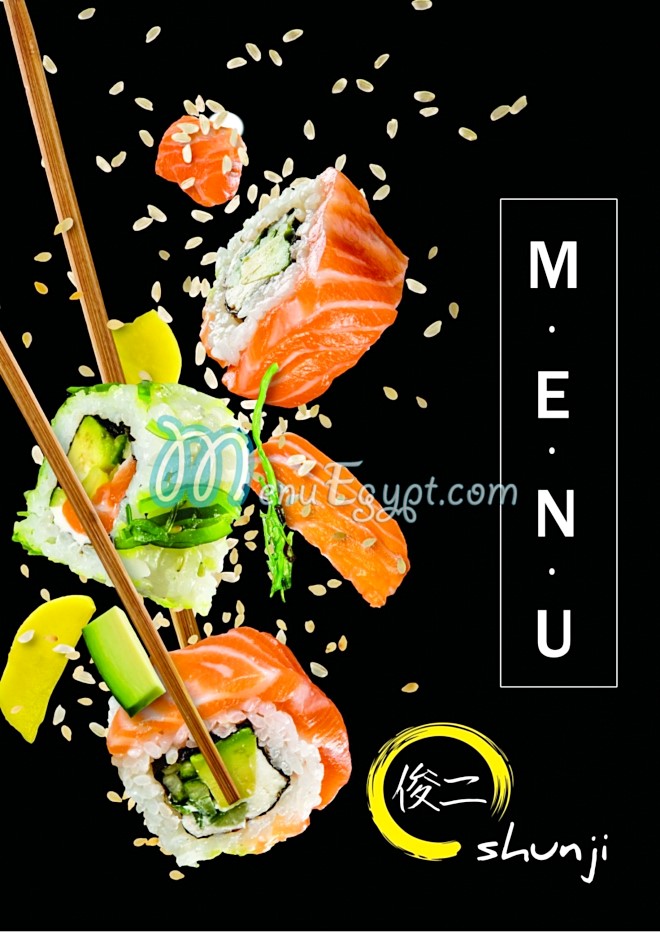 Shunji Sushi menu