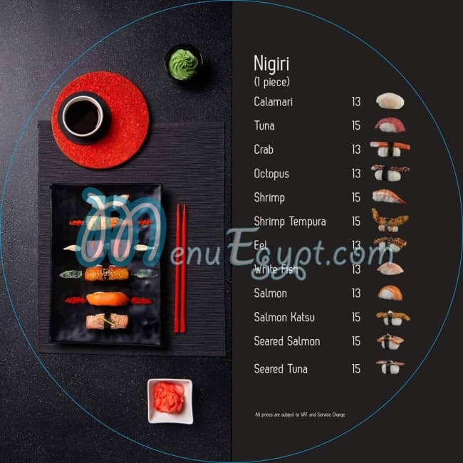 Sushi Circle delivery menu