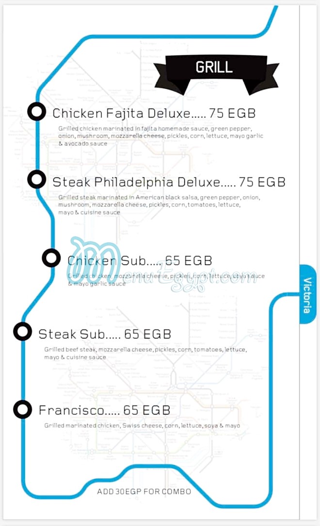 Underground -Street Food menu prices