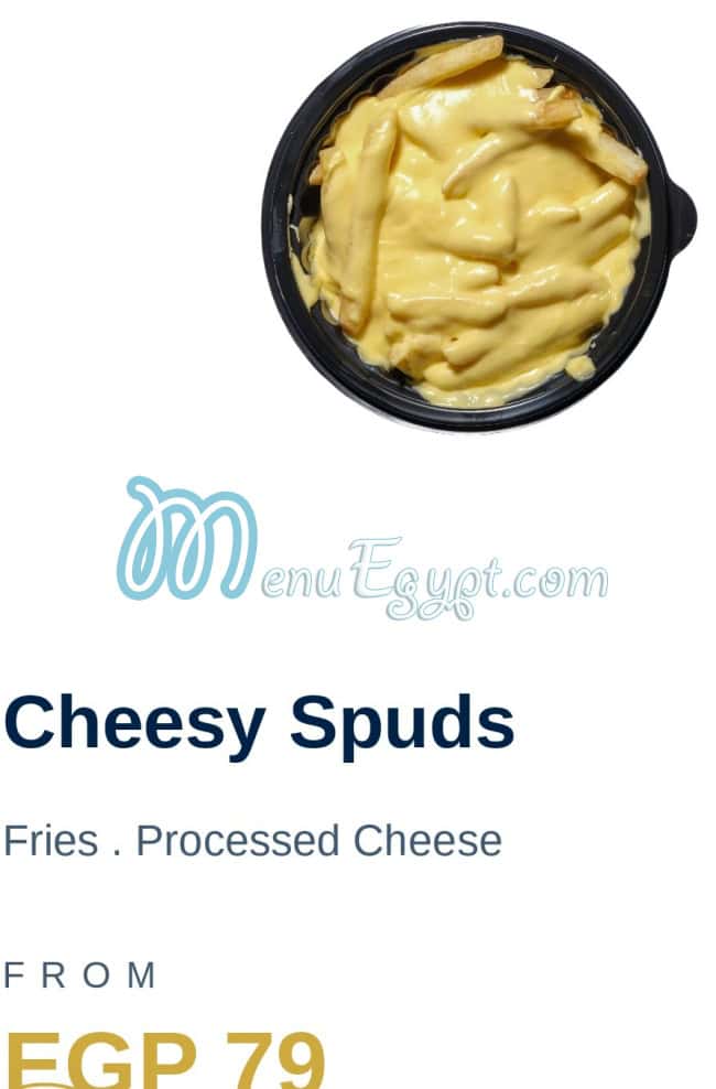 A U F Burger menu Egypt 8