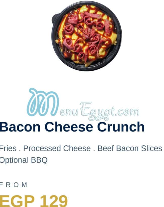 A U F Burger menu Egypt 9