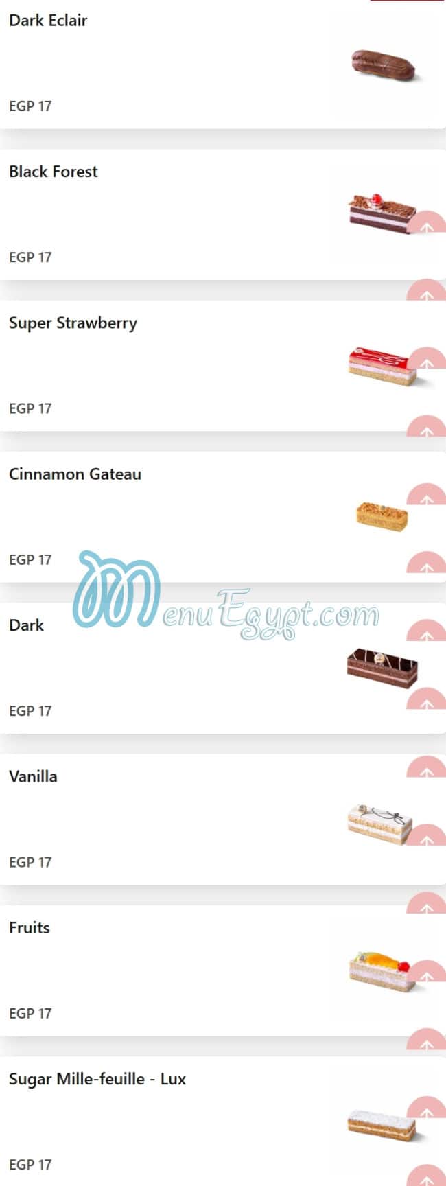 Abo Mehrem Patisserie delivery menu