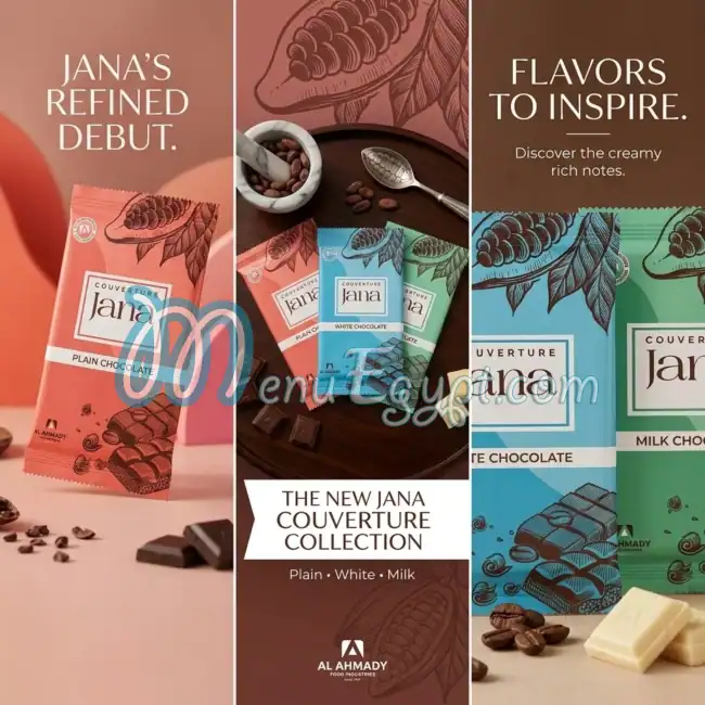 Al Ahmady Chocolate menu