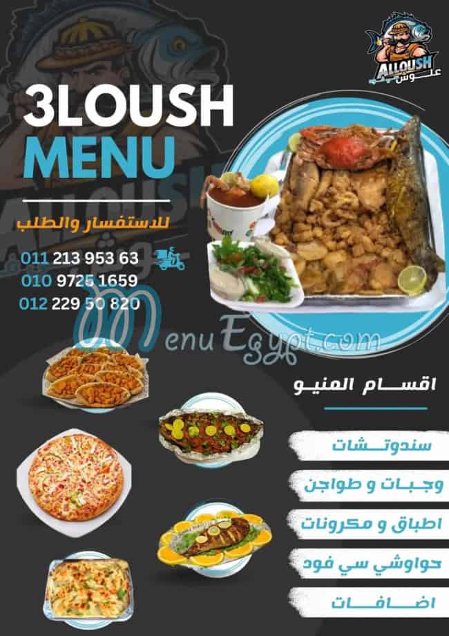Alosh delivery menu