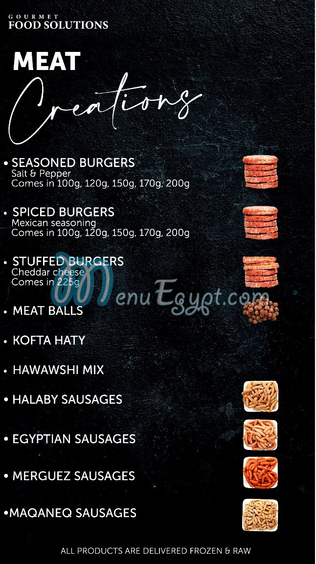 am Foods menu Egypt 1