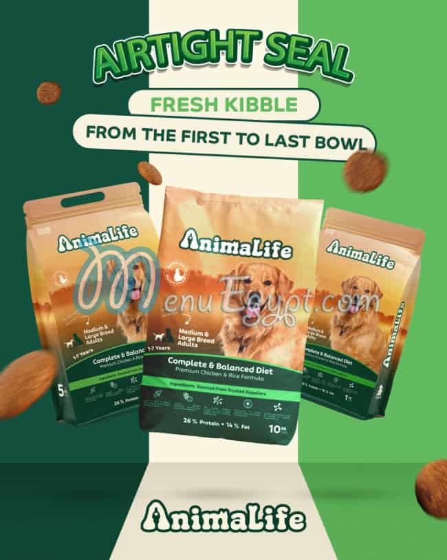AnimaLife menu prices
