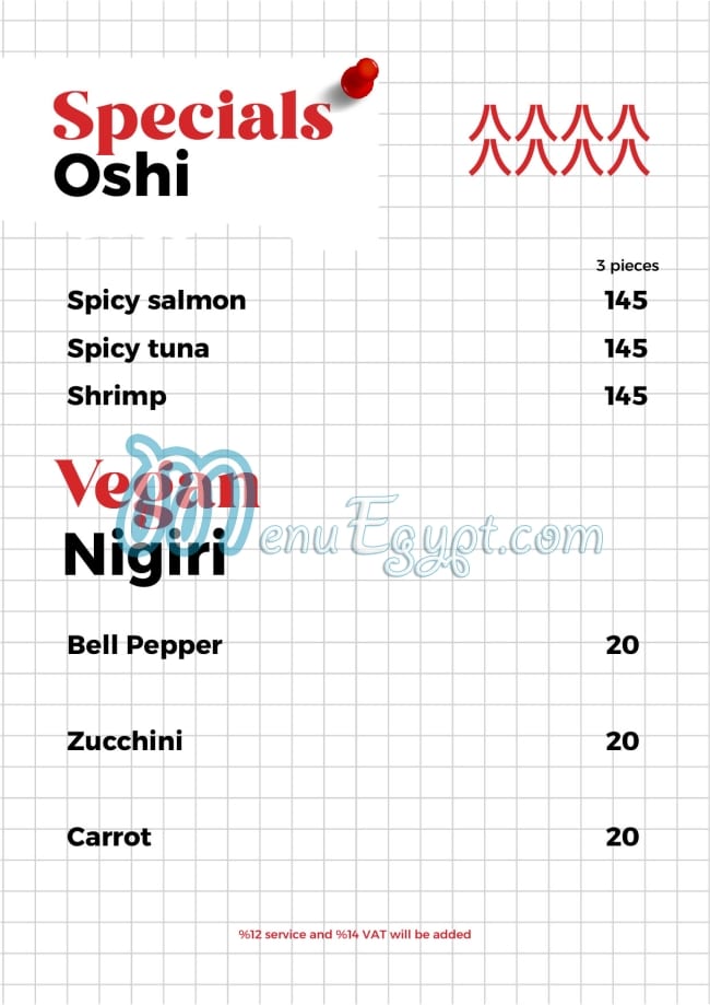 Arigato Sushi and Grill menu Egypt 10