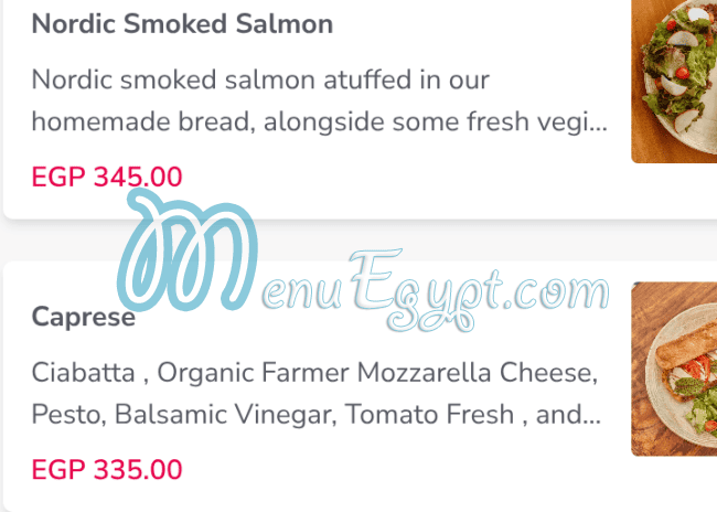 Bake My Day online menu