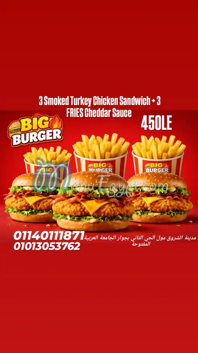 Big Burger online menu