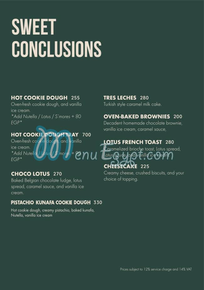 Boulevard menu Egypt 3