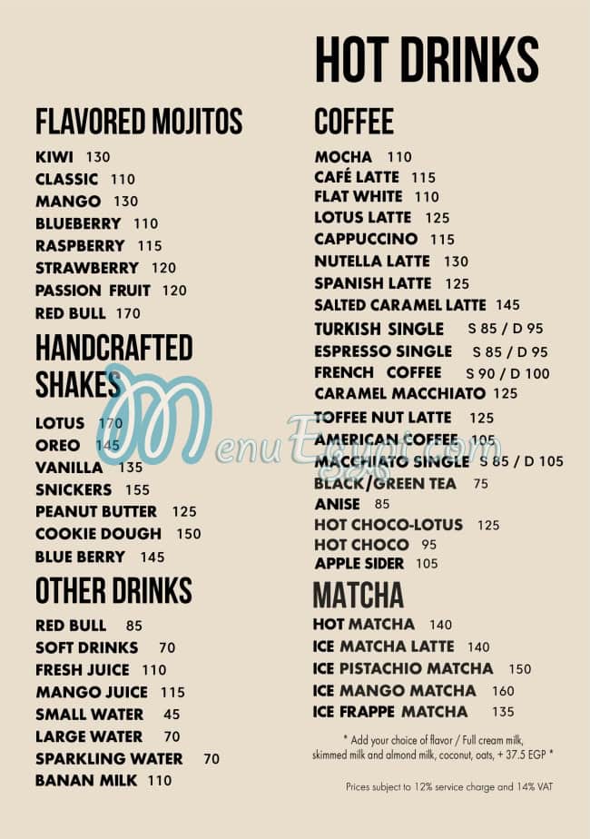 Boulevard menu Egypt 5