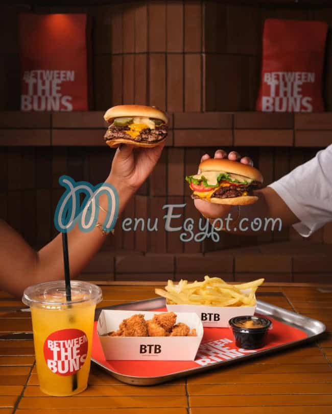 BTB Burgers menu