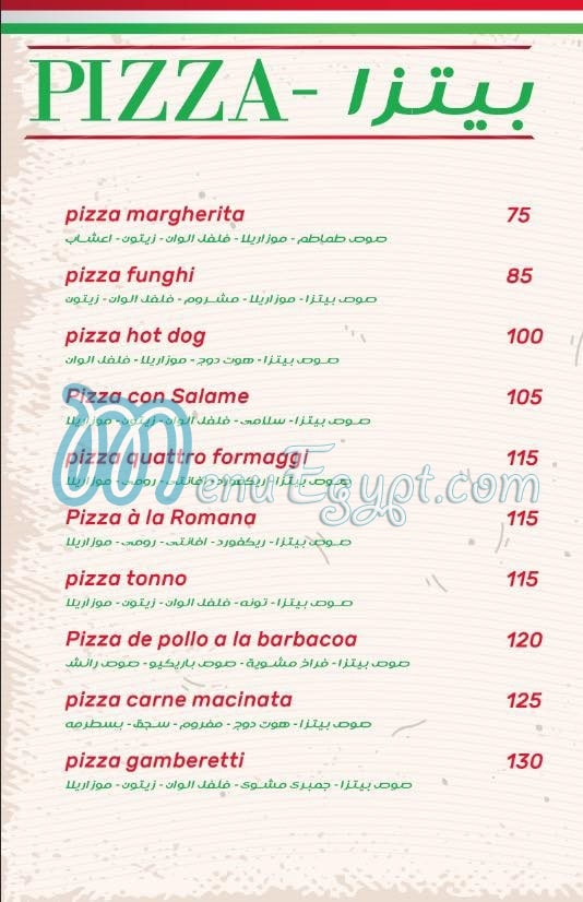 Buona Forchetta delivery menu