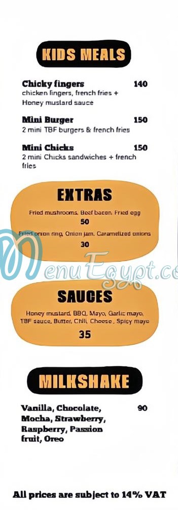 Burger Factory online menu