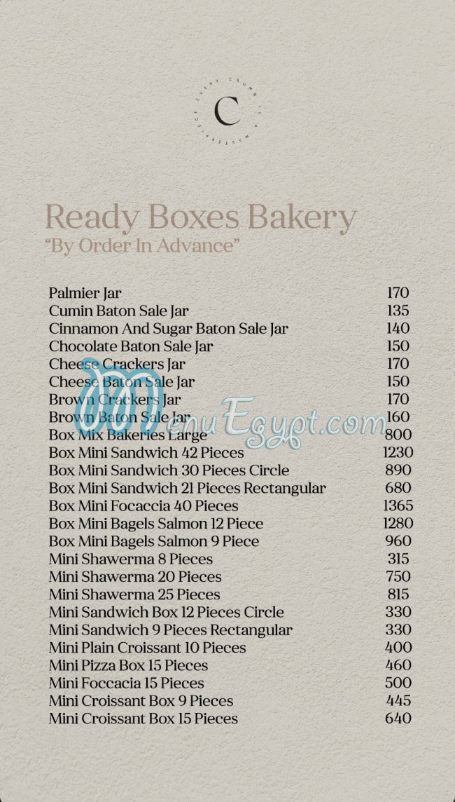 Canele patisserie delivery menu