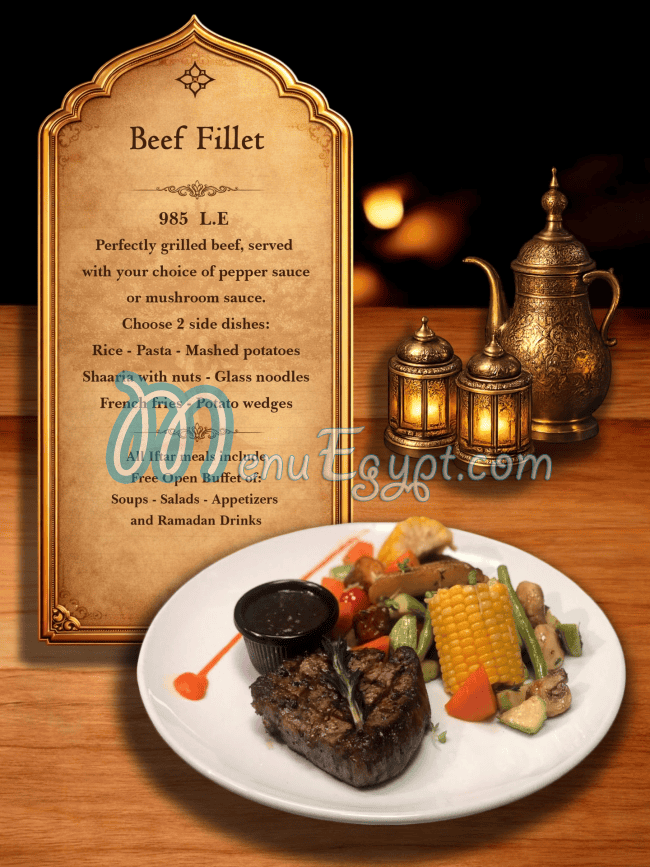 Charl Restaurant menu