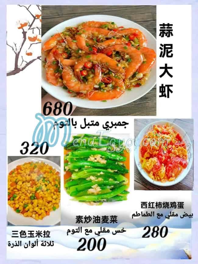 Chinese Restaurant menu Egypt 4