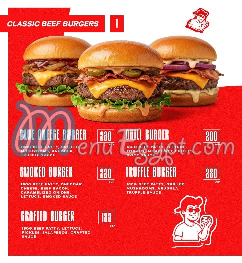 Crafted menu