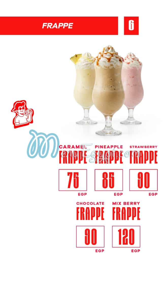 Crafted delivery menu