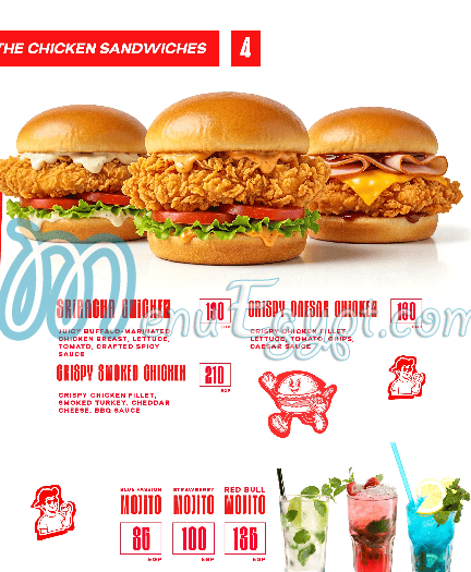 Crafted online menu