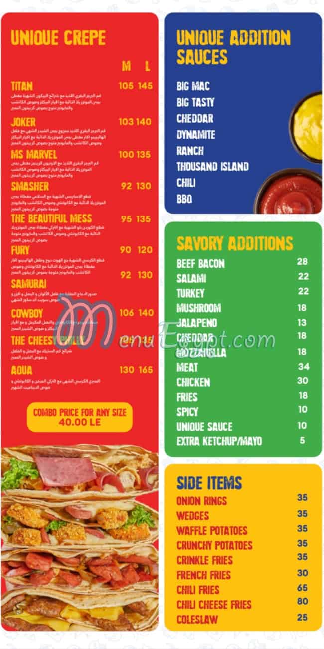 Crepeton menu