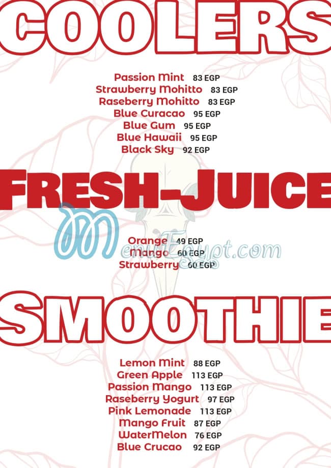 Crow’s menu Egypt 10