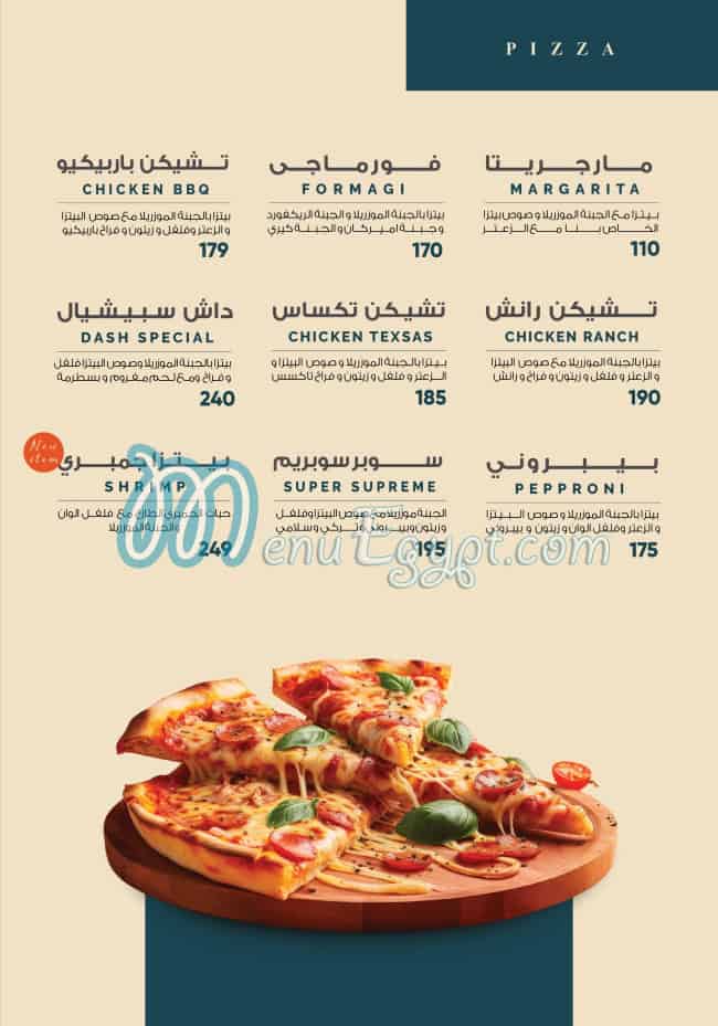 Dash Cafe and Restaurant menu prices