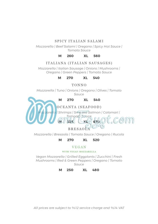 Divino Pizzeria online menu