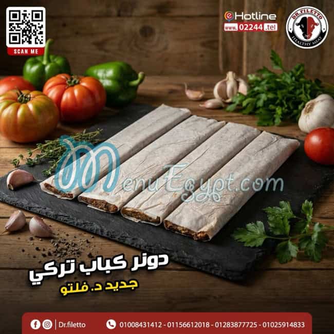 Dr Filetto menu
