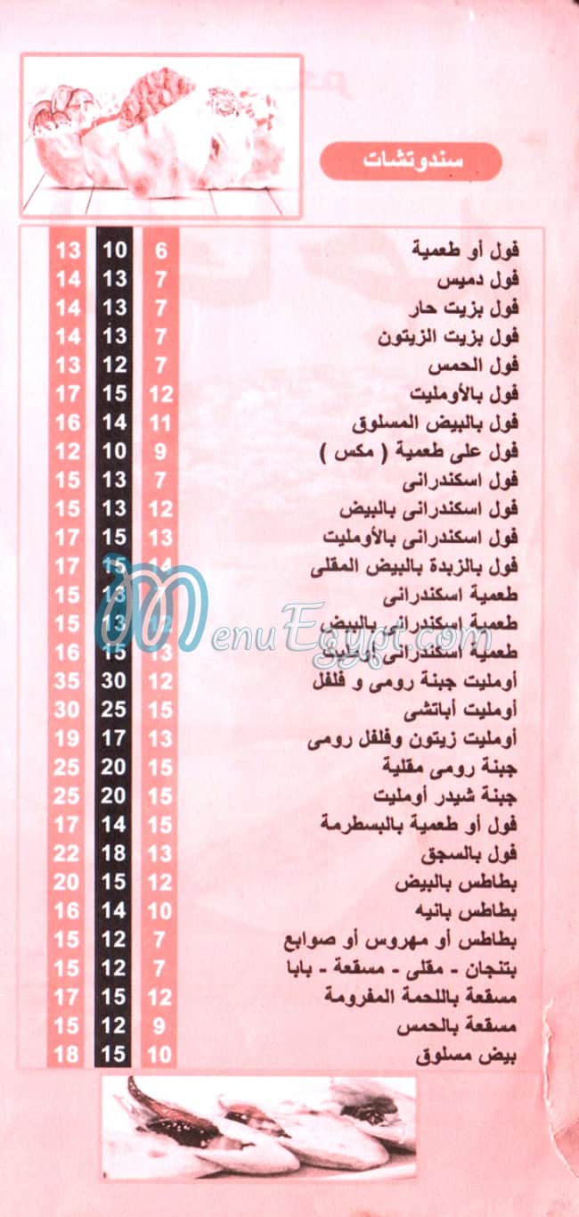 مطعم الحاجه المهندسين مصر