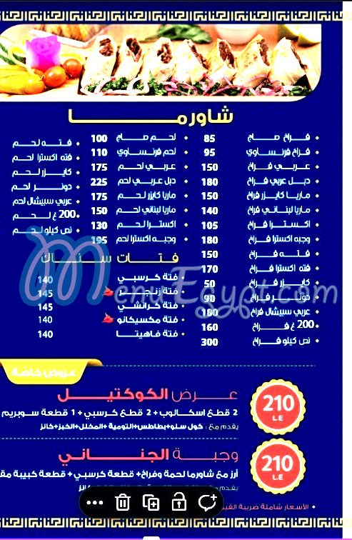رقم الجنانى مدينة نصر مصر
