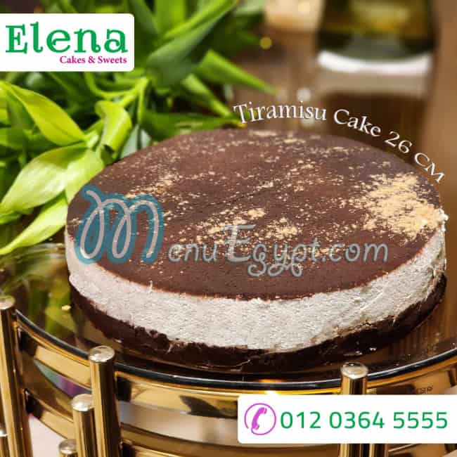 Elena Cakes and Sweets delivery menu