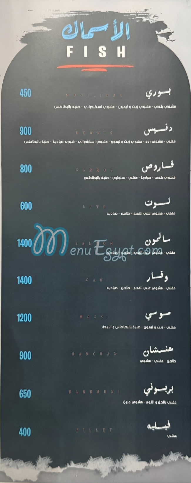 Estacoza Group menu Egypt