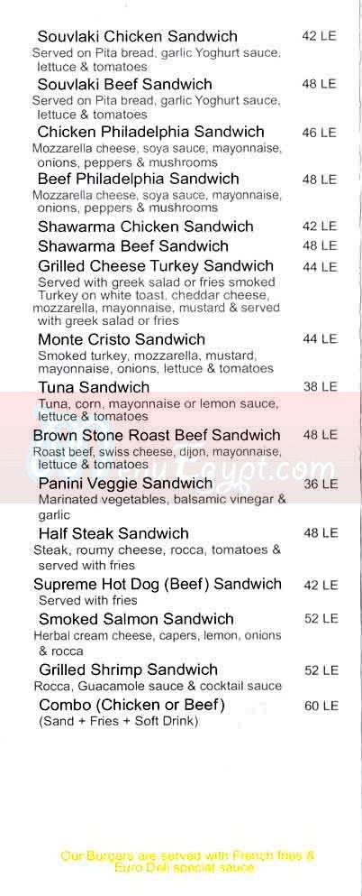 Euro Deli online menu