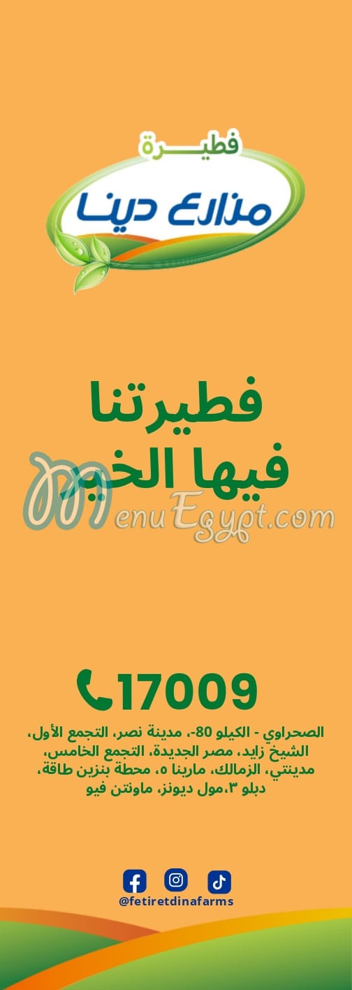 Fateret Mazarea Dina menu Egypt 8