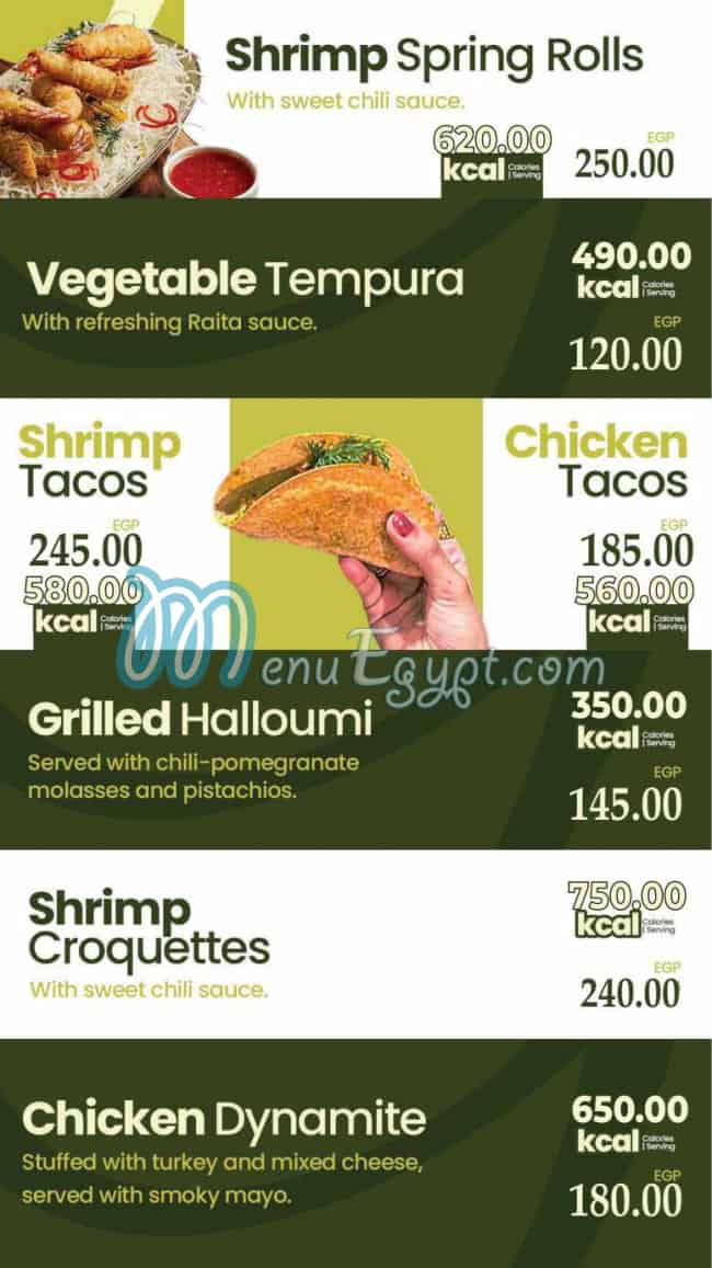 Green Gourmet menu Egypt 13