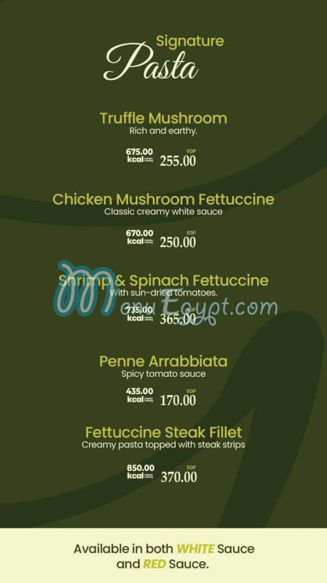 Green Gourmet menu Egypt 2