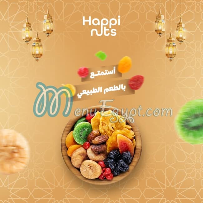 Happi Nuts delivery menu