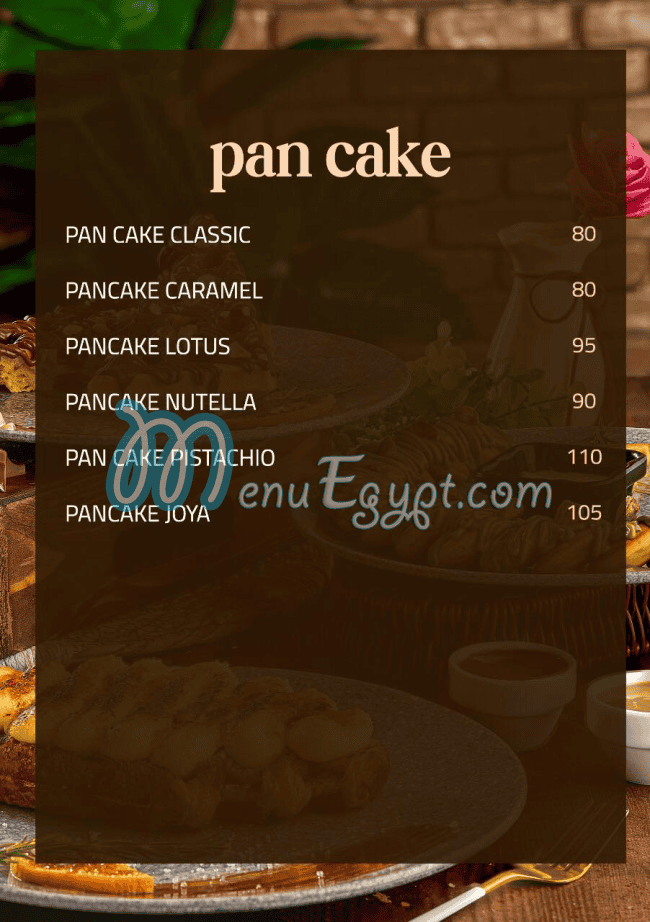 Joya Cafe menu Egypt 1