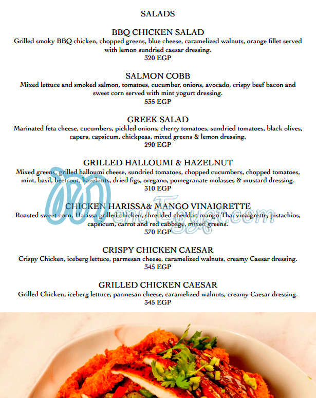 Julia s Kitchen menu prices