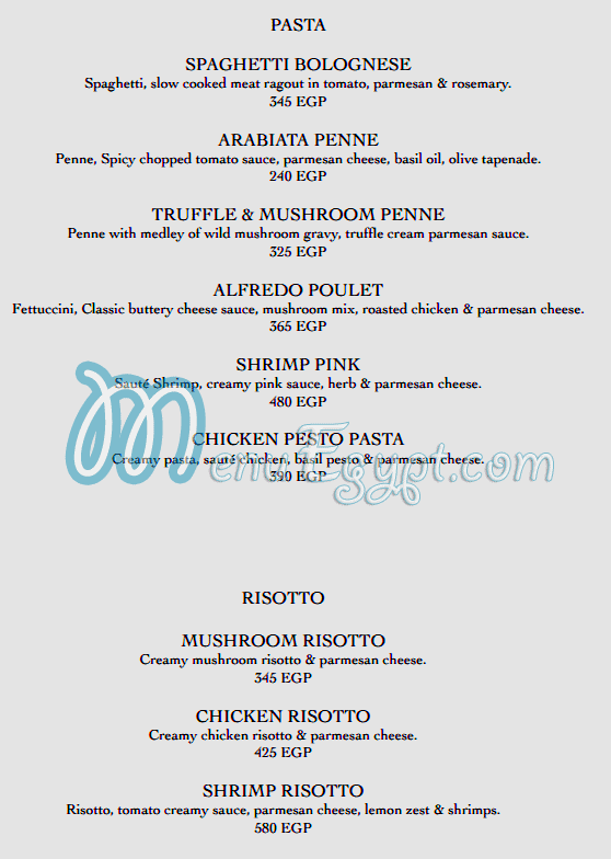 Julia s Kitchen menu Egypt 1