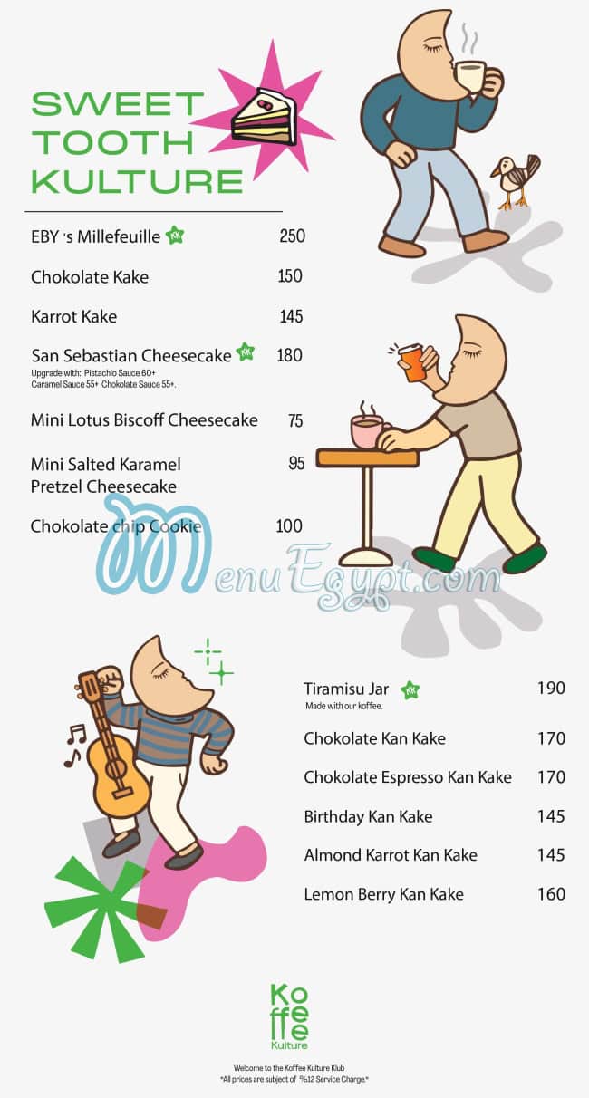 Koffee Kulture delivery menu