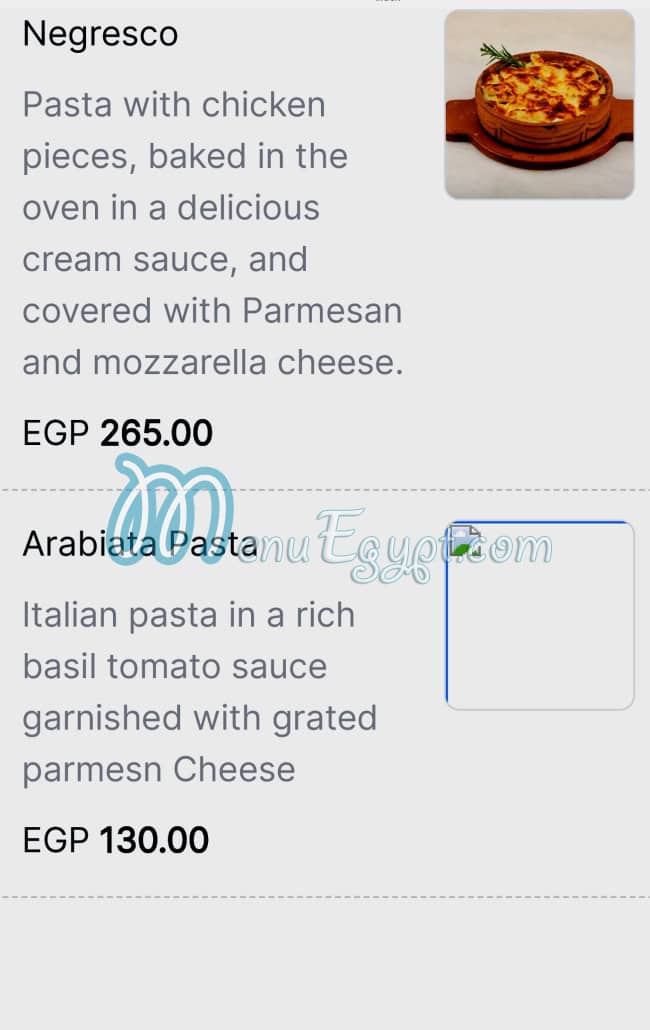 La Scala menu Egypt 7